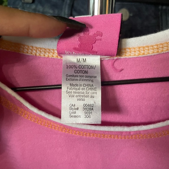 Y2K Jim benson Happy Bunny 3/4 sleeve shirt - Picture 4 of 4